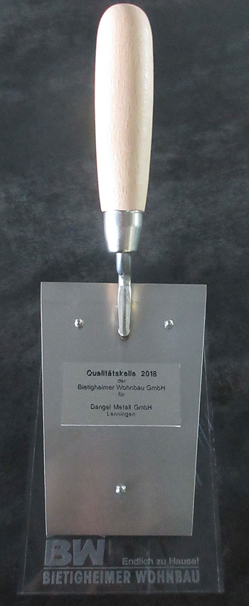 The „Trowel of Quality“